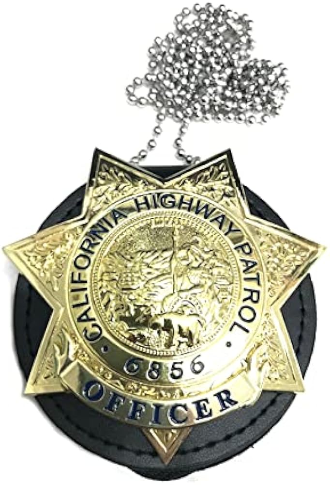 カリフォルニアハイウェイパトロール バッジ ホルダー付 Amazon