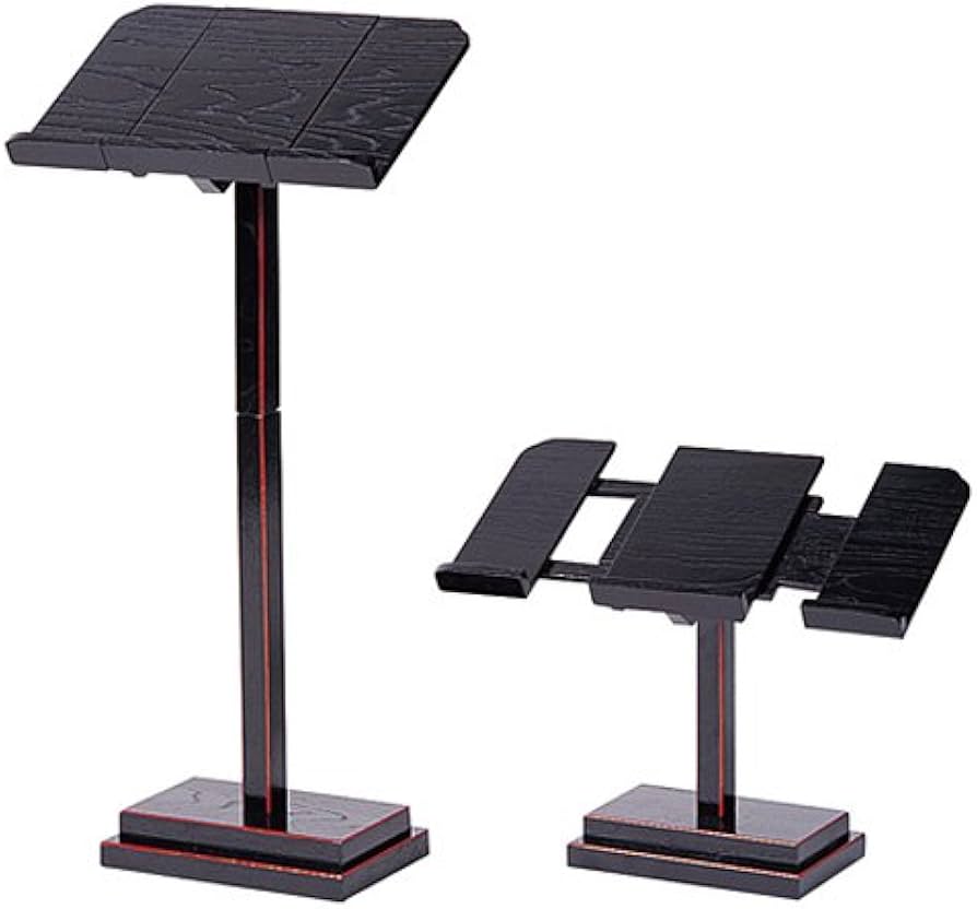 Amazon｜仏壇屋 滝田商店 自在見台(2段式) 巾29cm～40.5cm×高さ63cm(背