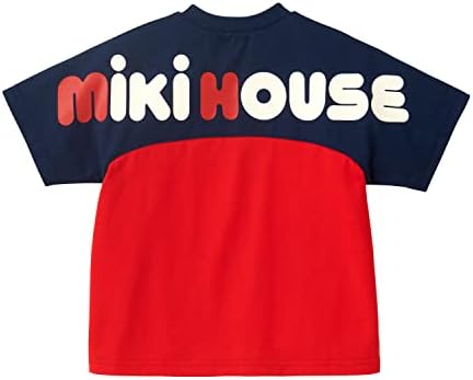 新品ミキハウス親子お揃い半袖 ロゴTシャツ80 M
