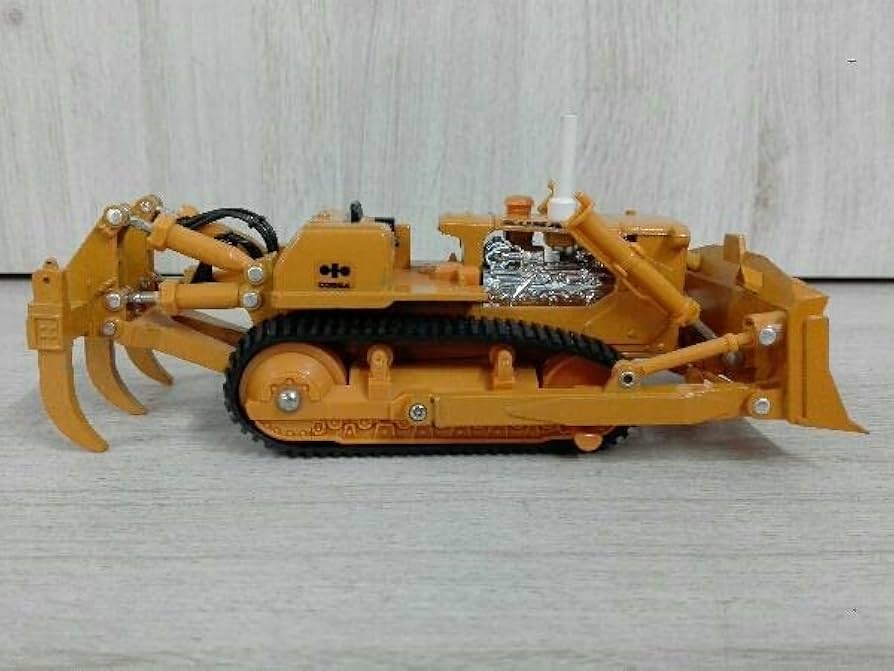 美品 絶版】ダイヤペット コマツブルドーザーマルチリッパ付 D355A