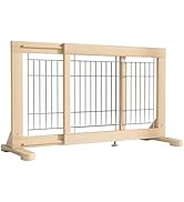 Amazon.co.jp: YOCAN ペットゲート 置くだけ 高さ50cm 設置幅60-115cm