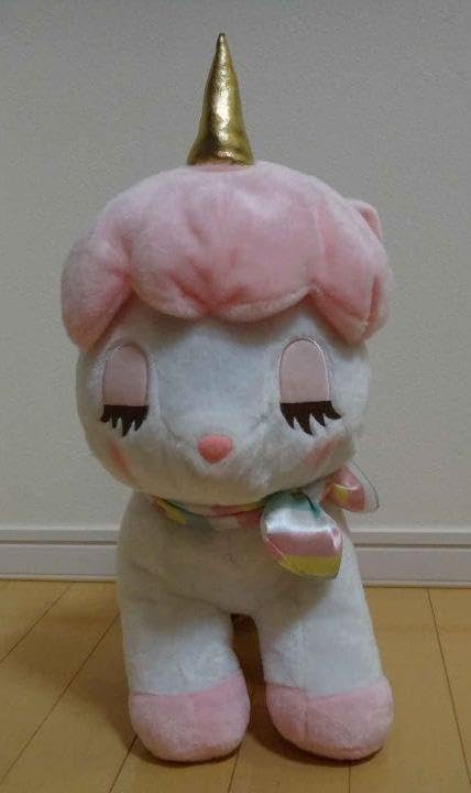 ユニコーンのコニー ゆめかわリボン ローズ BIG ぬいぐるみ ピンク
