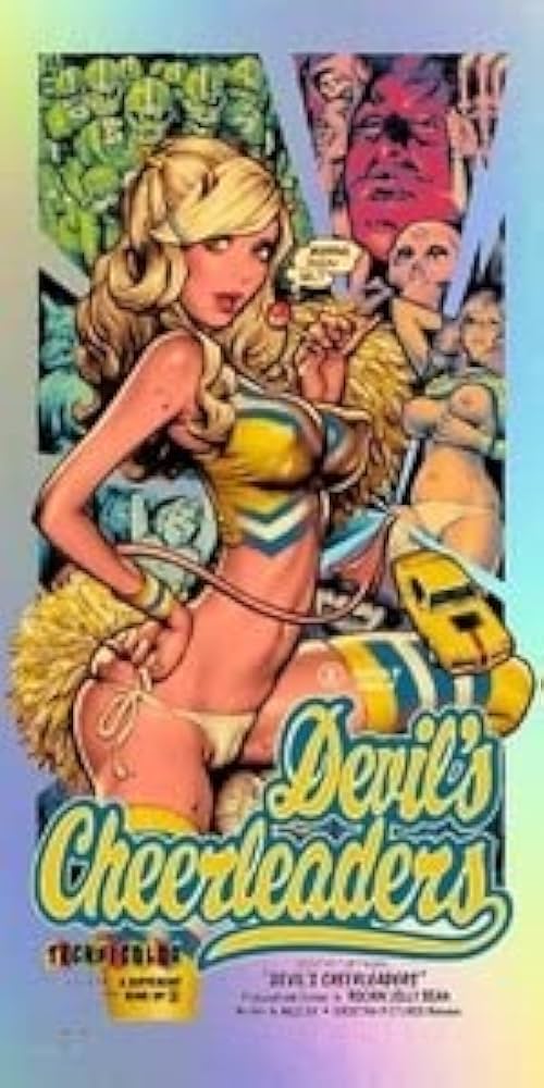 ロッキンジェリービーン デビルチアリーダー シルクスクリーンポスター