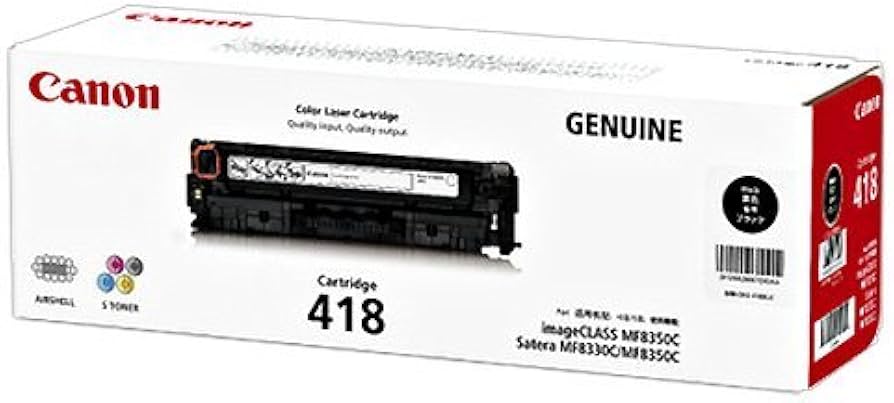 Amazon.co.jp: CANON トナーカートリッジ418 ブラック 純正品