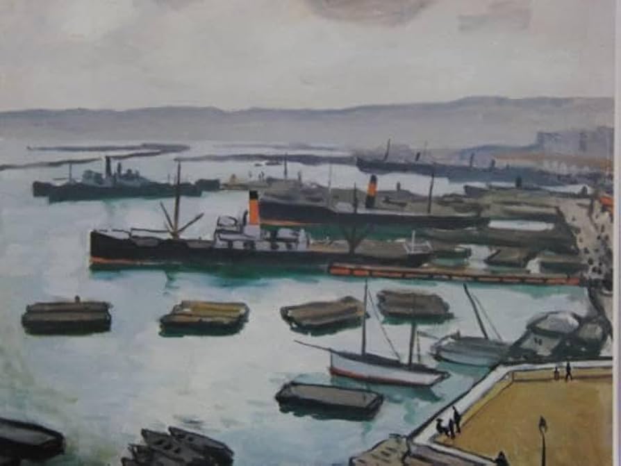 アルベール・マルケ、小道、希少画集画、新品高級額装付