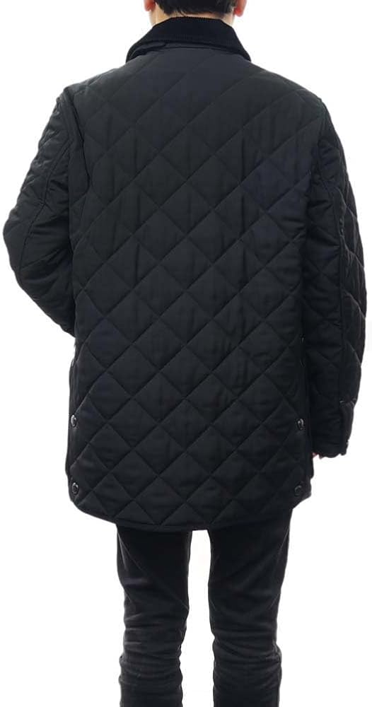 Burberry 6A ネイビーキルティングコート BURBERRY バーバリー メンズ