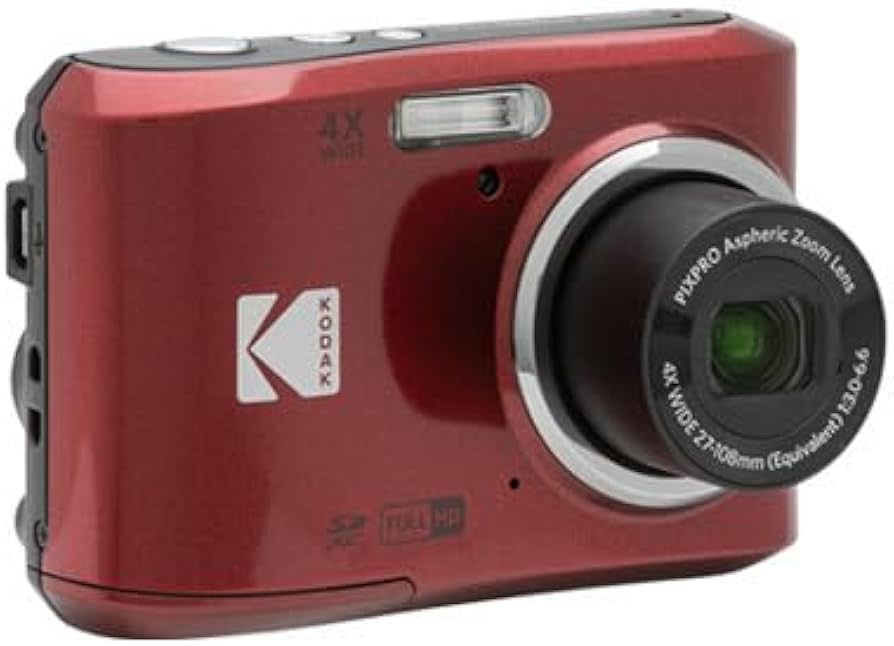Amazon.com : Kodak PIXPRO FZ45 Friendly Zoom Digital Camera (Red