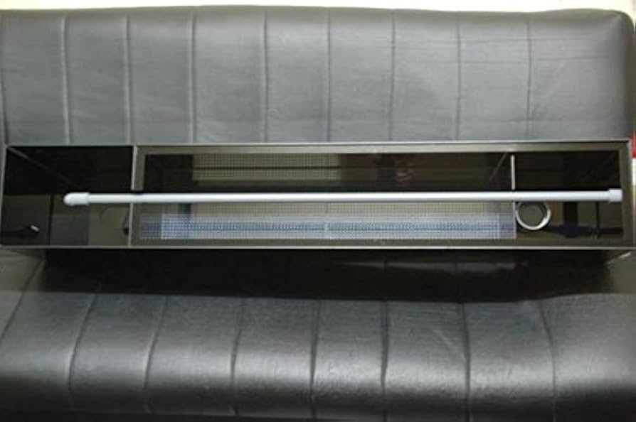 Amazon | 【1200水槽用上部フィルター】1200mm×200mm×230mm 塩ビ黒上部