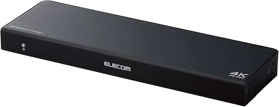 Amazon.co.jp: エレコム HDMI分配器 4K 60Hz(18Gbps) 1入力 8出力