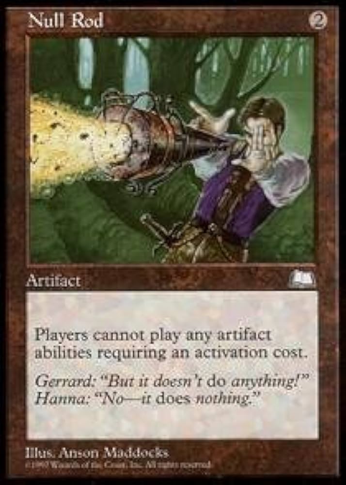 無のロッド」 日本語版×3枚セット マジック：ザ・ギャザリング MTG 無の