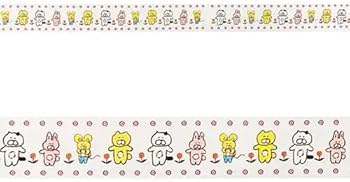 Amazon.co.jp: 日本クリノス 今井杏 透明マスキングテープ (くまいぬの