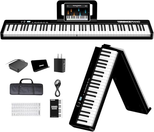 TERENCE X61A 折り畳み式電子ピアノ Amazon | TERENCE 電子ピアノ 61鍵