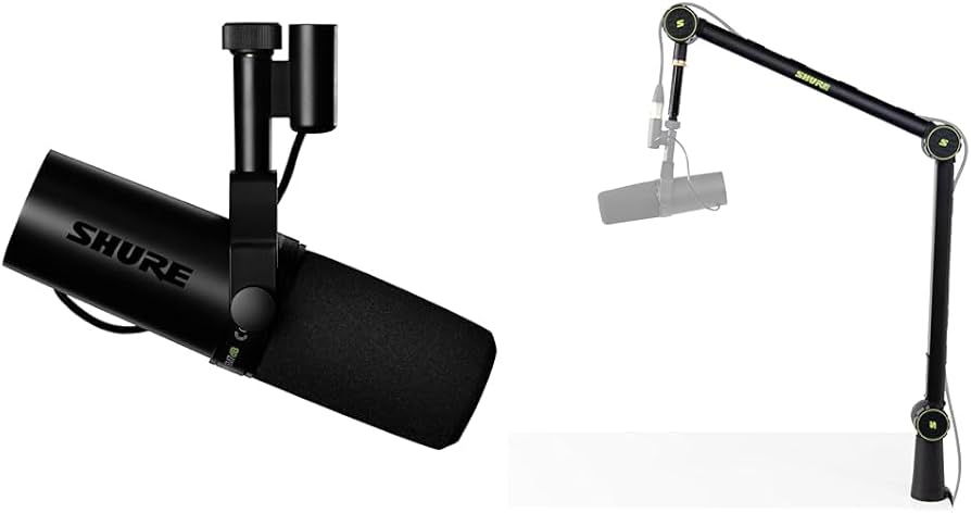 SHURE 純正 マイクアーム 使用期間短め 動作良好 箱あり Amazon.co.jp