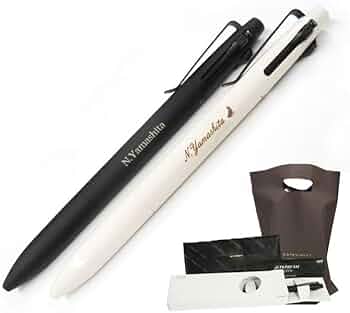 Amazon | 【超最速名入れ】 黒赤ボールペン ギフト ラッピング 手渡し