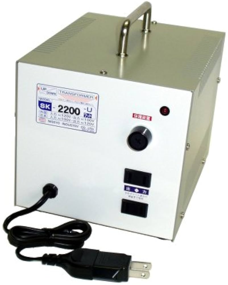 Amazon.co.jp｜日章工業 変圧器 海外 国内 両用タイプ AC120V⇔AC100V