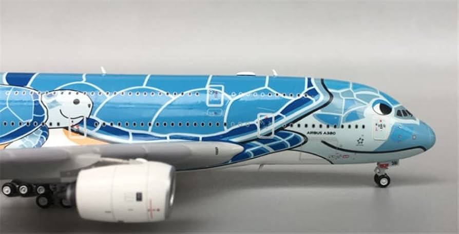 Amazon.com: JC Wings ANA Airbus A380 JA381A Flying Honu - Lani