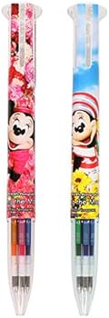 Amazon.co.jp: ディズニー ミニーマウス ボールペン 5色 2本セット