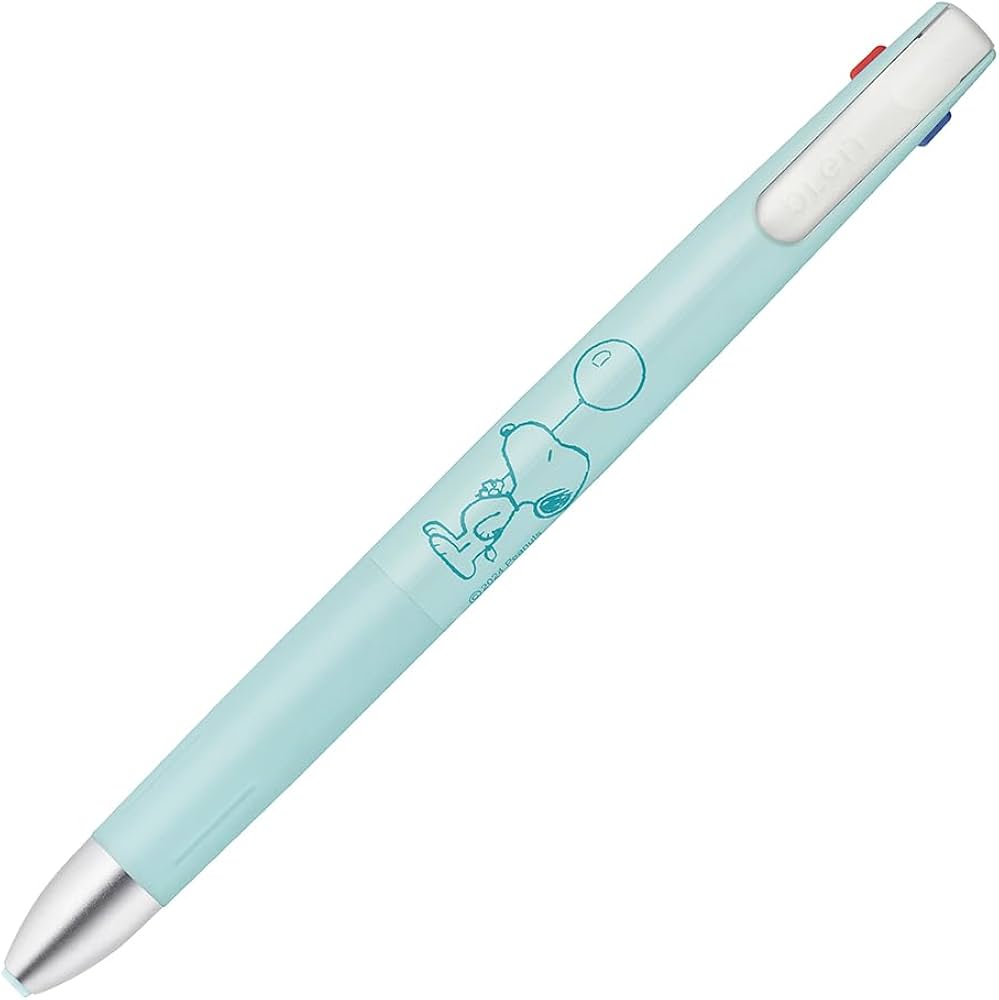 Amazon | ゼブラ 多色ボールペン ブレン 3C 0.5mm スヌーピー ブルー軸