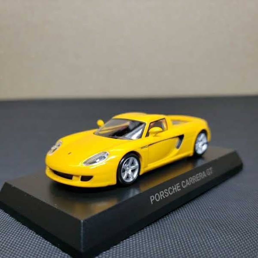 Amazon | 京商 1/64 ポルシェ ミニカーコレクション6 CARRERA GT 黄