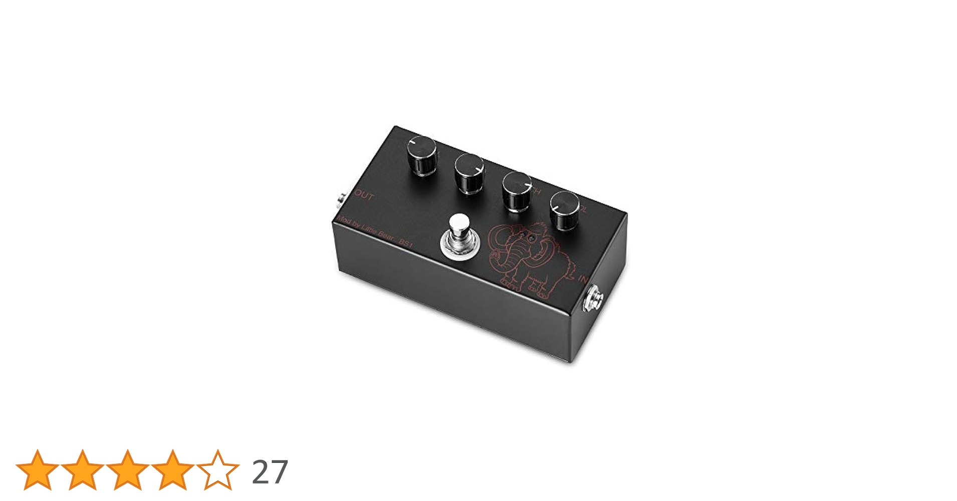 Mod by Little Bear BS1 エフェクター Mod By Little Bear BS1 Black