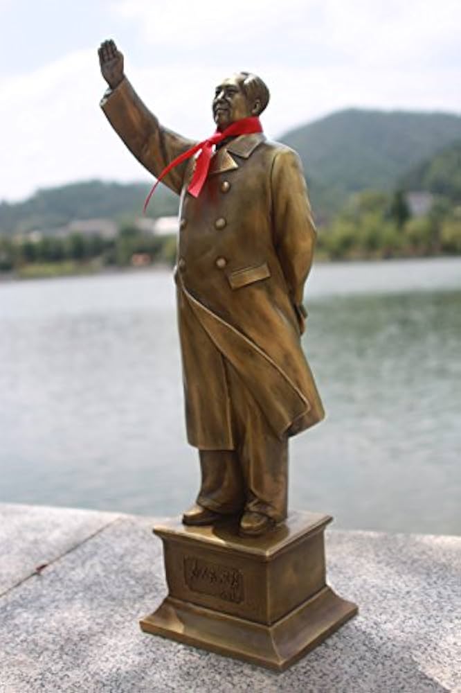 Amazon.co.jp: YUNHAO 大型 中国 毛沢東 会長官 毛沢山の像 オフィス