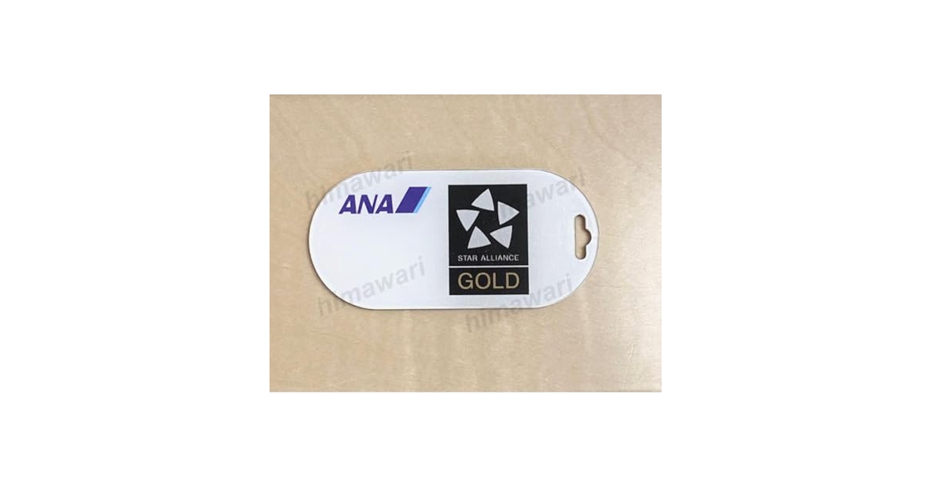 新ANASTAR ALLIANS GOLDフライトタグAIRWAYSマーク入り 【公式通販】