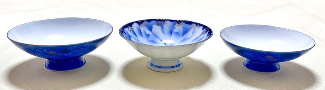 宮内庁御用達 美術有田焼 深川製磁 西海波 屠蘇台＆銚子＆盃 屠蘇