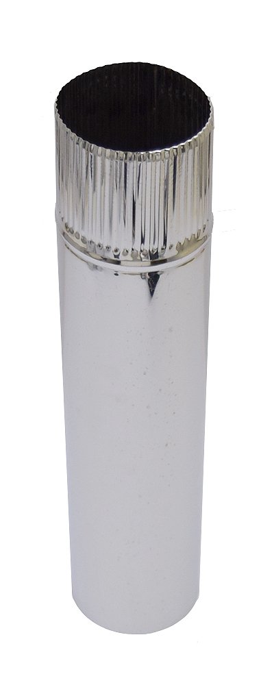 Amazon | ホンマ製作所 ホンマステン煙突半直筒100φ シルバー | 暖炉