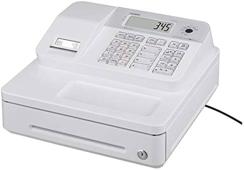 Amazon | カシオ レジスター SR-G3-WE ホワイト | レジスター本体