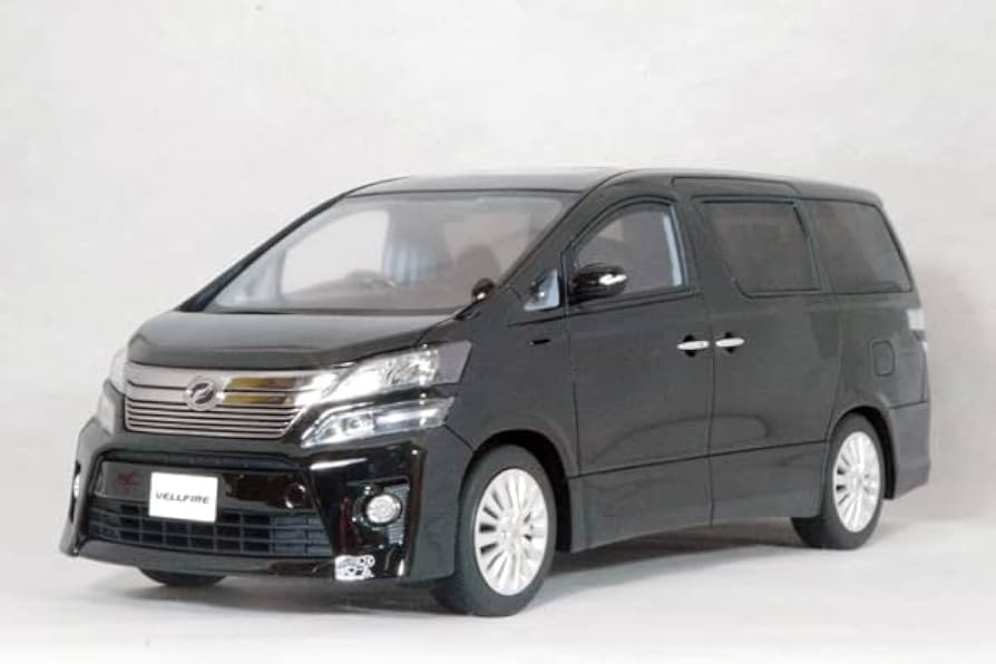 トヨタ ヴェルファイア 1/18 ダイキャストモデル黒 ミニカー トヨタ