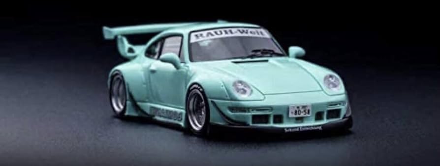 Amazon | 1/64 FuelMe ポルシェ RWB 993 ミントグリーン RAUH-Welt
