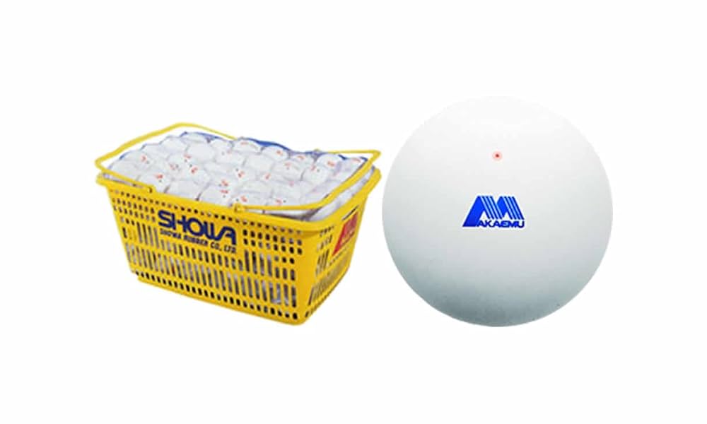 アカエム ソフトテニスボール 公認球 ホワイト 箱入 5ダース アカエム
