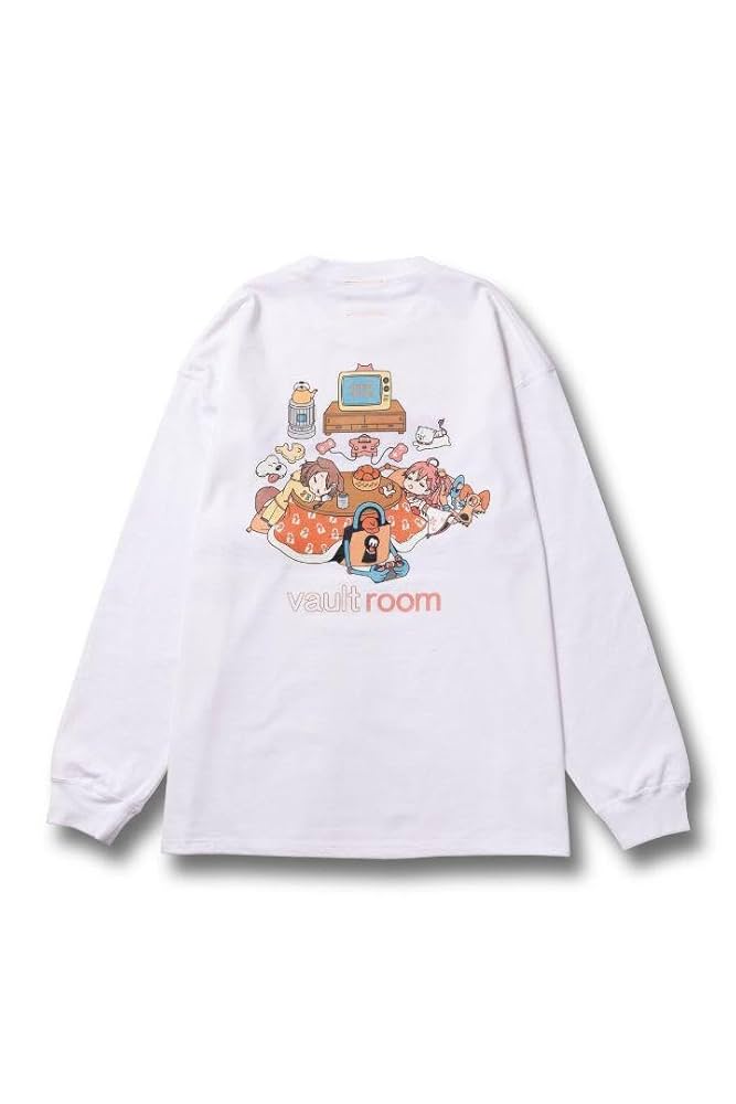 vaultroom MIKKORONE L/S TEE ホワイト Lみっころね