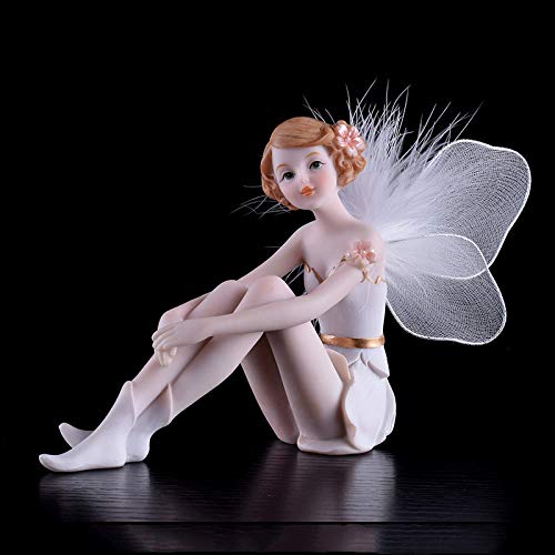 Amazon.co.jp: ヨーロッパの樹脂製天使の妖精人形の装飾品 家の装飾 車