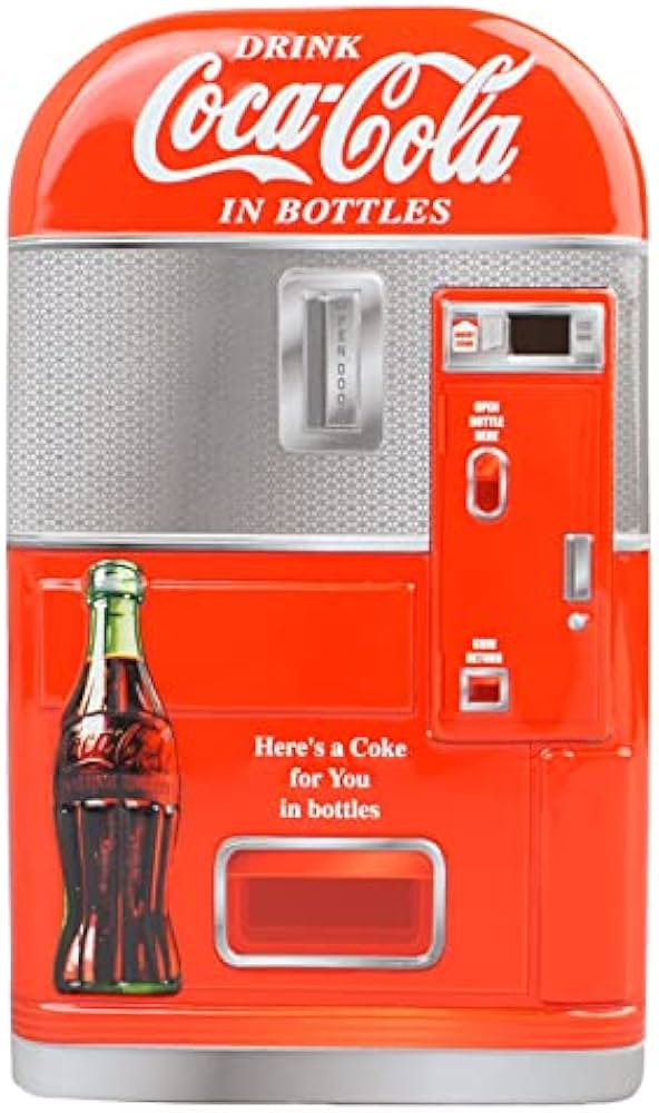 Amazon.co.jp: コカコーラ ベンディングマシーン型 貯金箱 B 自動販売