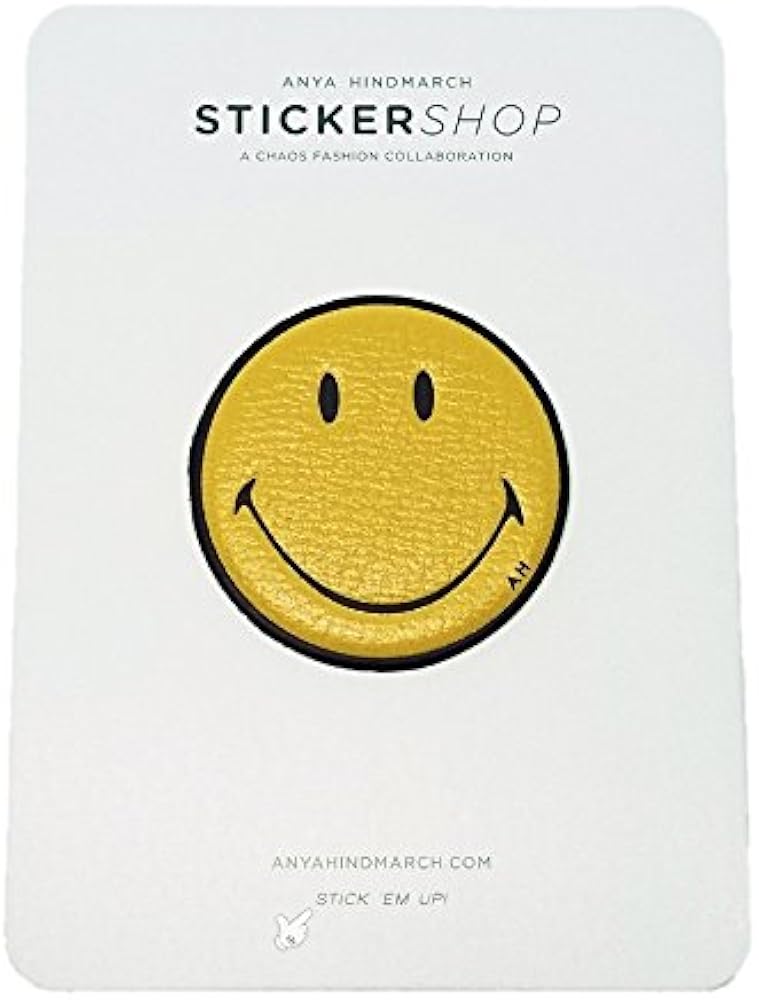 Amazon.co.jp: [アニヤハインドマーチ] Smiley ステッカー マスタード
