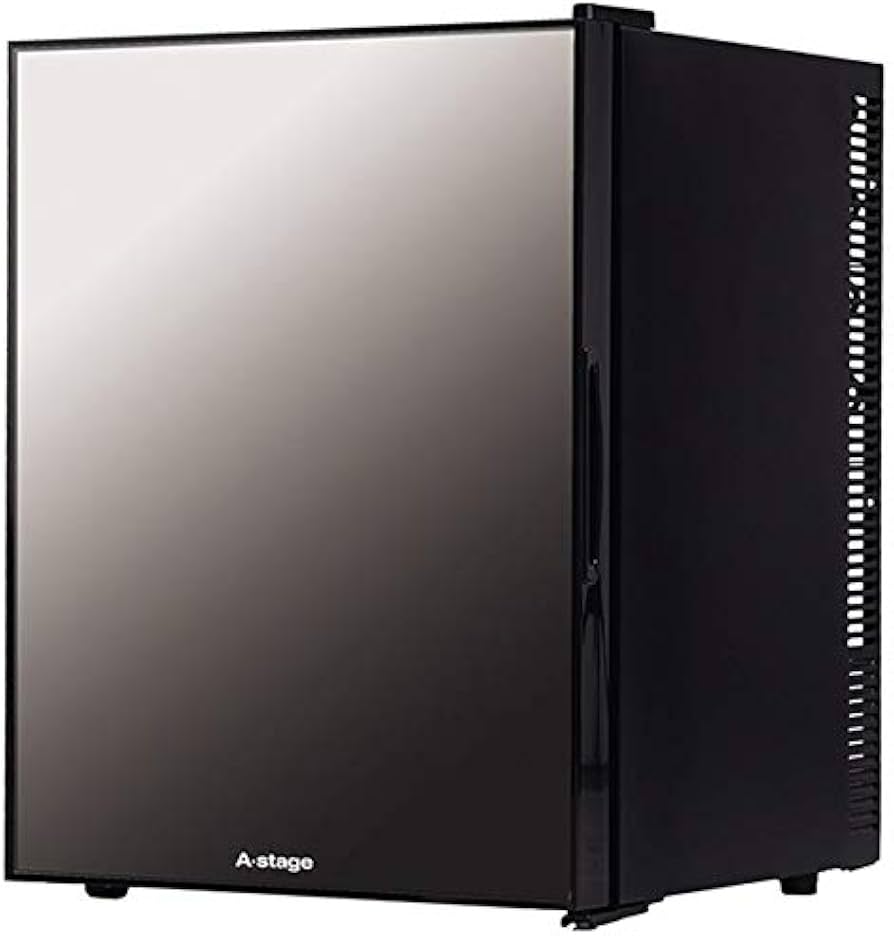 Amazon.co.jp: A-stage 40L 1ドアノンフロン冷蔵庫 ブラック AR