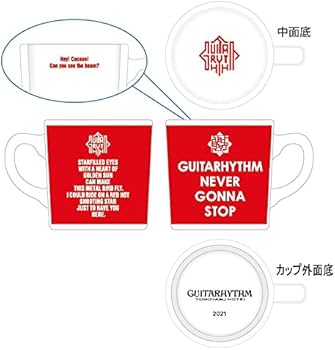 Amazon.co.jp: 布袋寅泰 2021年 GUITARHYTHM MUG マグカップ 2021 (赤