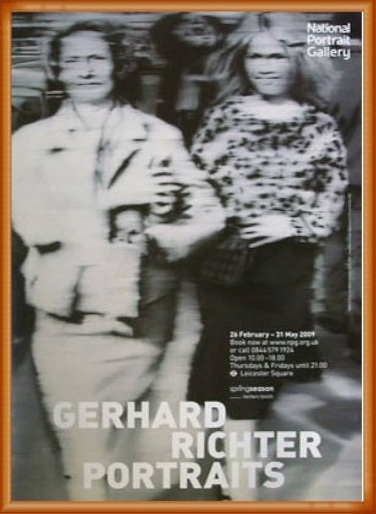 Amazon.co.jp: ポスター ゲルハルト リヒター Mutter und Tochter