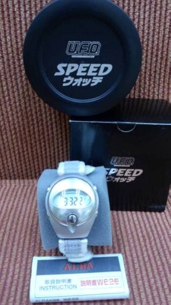 当選品 ALBA アルバ スプーン 日清UFO SPEEDウォッチ 動作未確認 当選