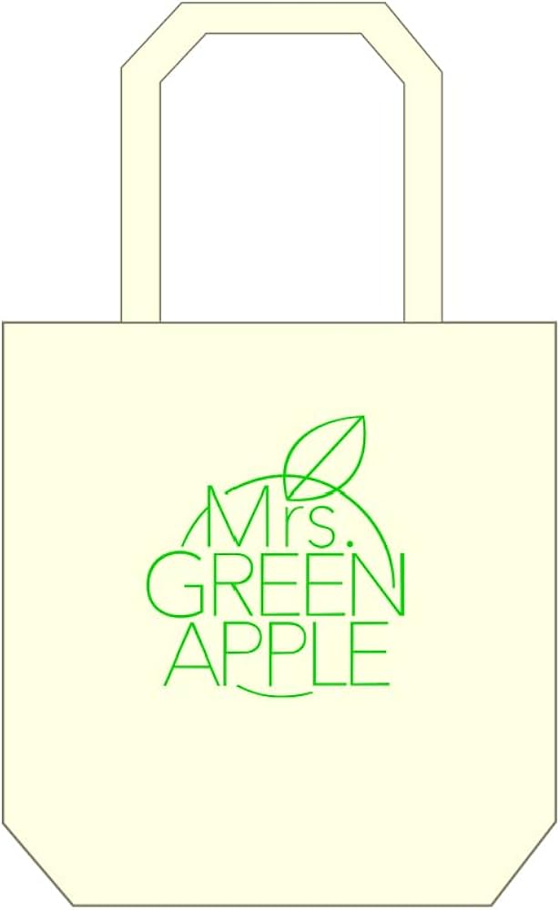 Amazon | Mrs.GREEN APPLE vol.2 トートバッグ M 白×緑 [並行輸入品