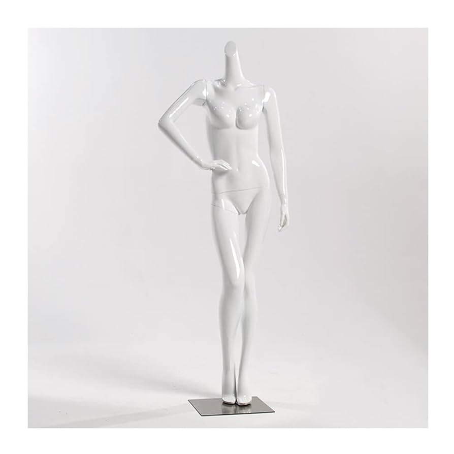 マネキン 全身 女性 ホワイトプラスチック製マネキン トルソー 【公式