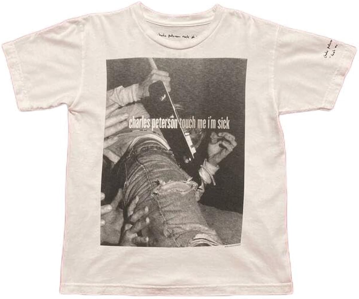 Amazon.co.jp: NIRVANAカート・コバーン Tシャツ チャールズ・ピーター