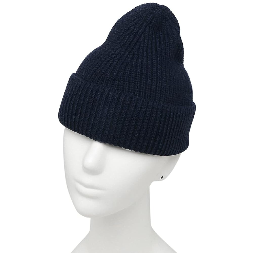 Margielaマルジェラニット帽 ビーニーネイビーレディースS51TC0041