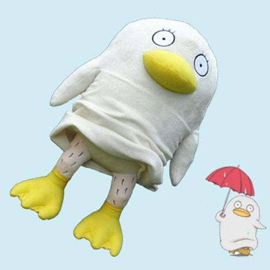 銀魂のエリザベス縫いぐるみとバッチのセット 銀魂のエリザベス