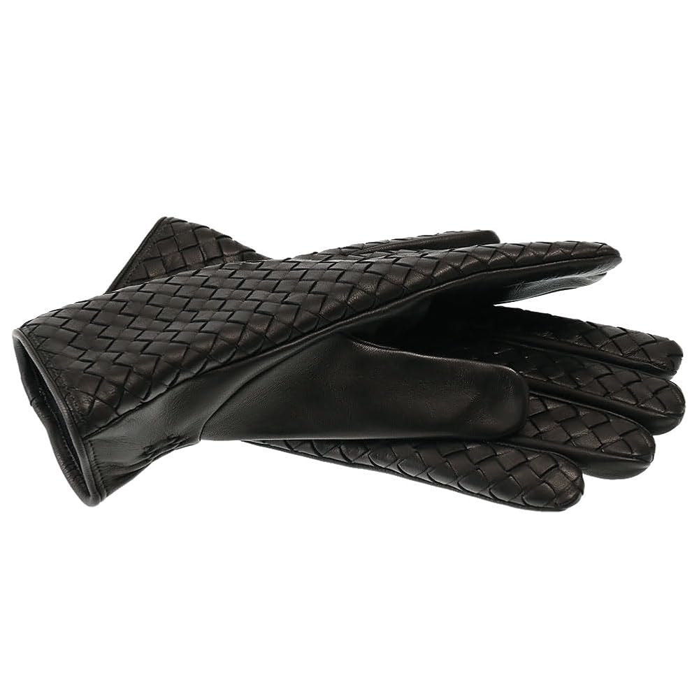 BOTTEGA BENETA glovesイントレチャートレザーグローブ BOTTEGA BENETA