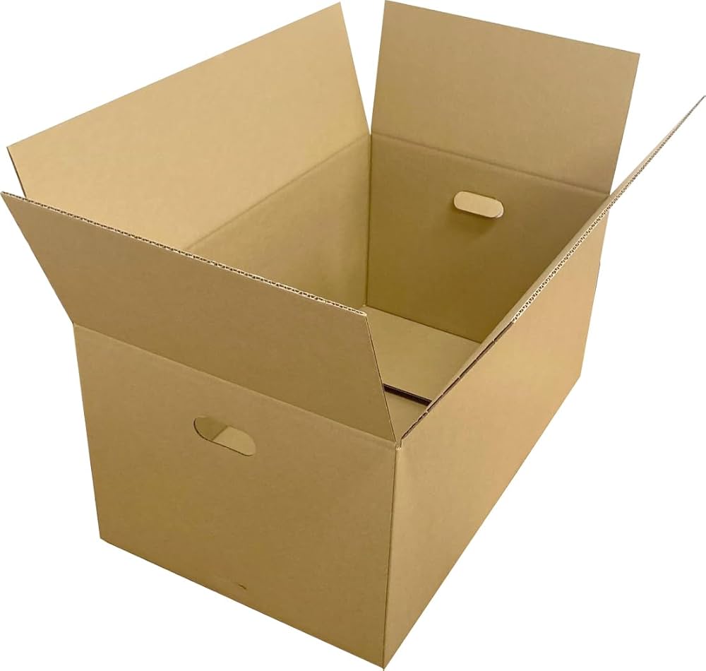 Amazon.co.jp: マイダン ダンボール 手穴付き 120サイズ 【470×340×325