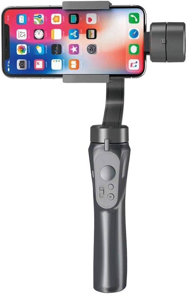 スマホジンバル スタビライザー 3軸 片手持ちジンバル折畳み式 操作