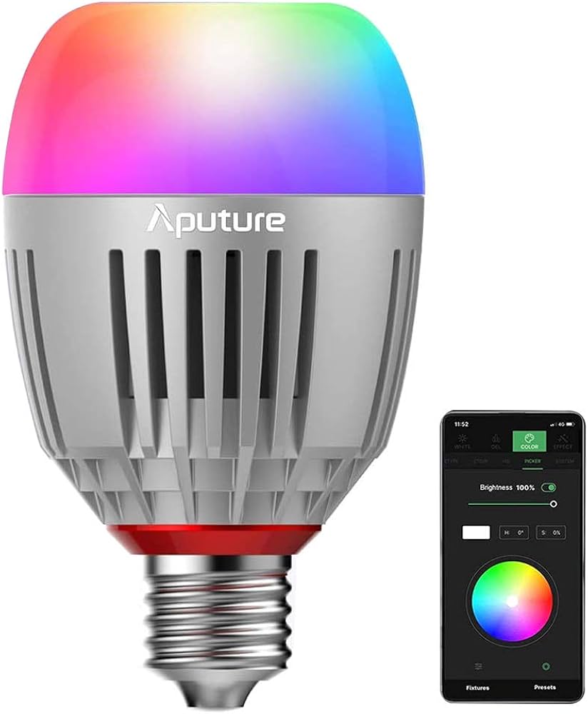 Amazon.com: Aputure Accent B7C Smart Led Light Bulbs 7W RGBWW,TLCI