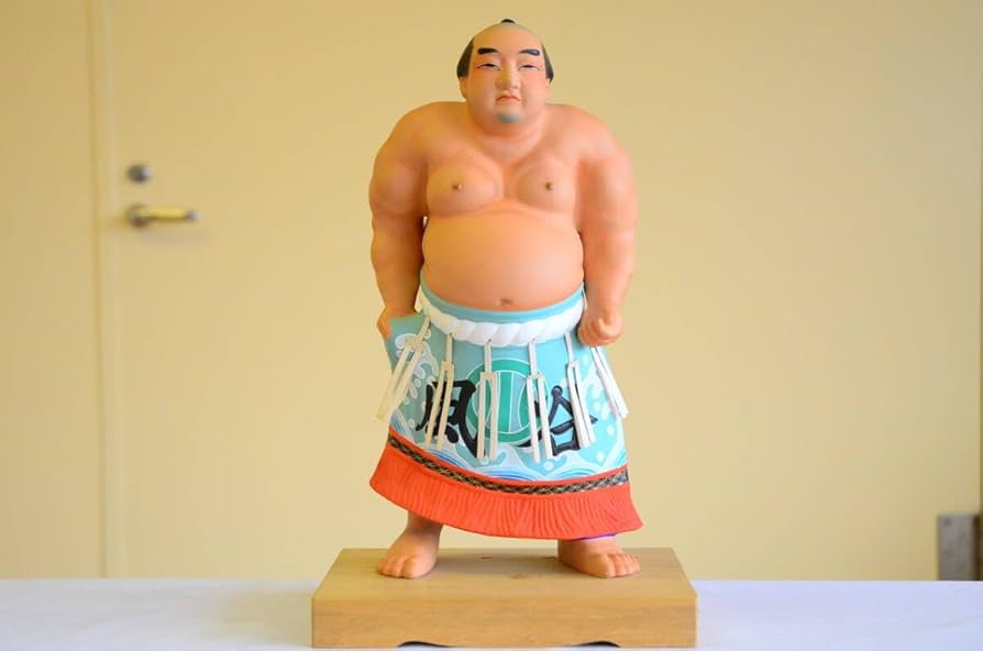 Amazon | 仙台堤焼 つつみ人形 谷風 大相撲力士 34cm 伝統工芸品